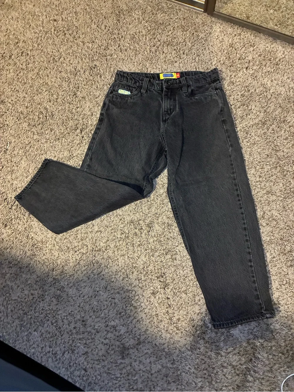Men's Black Relaxed Fit Jeans